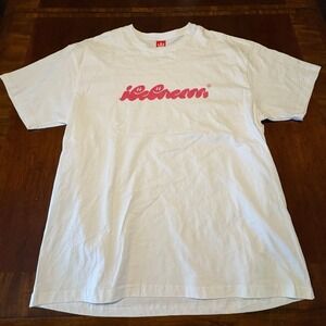 Icecream Pink Logo Graphic T-Shirt Mens XL White Billionaire Boys Club BBC